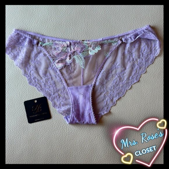 Honey Birdette Christine Unicorn Lace Full back Brief Size Medium - Picture 1 of 4